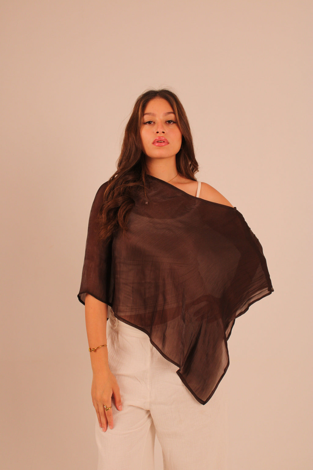 the silk cap - brown