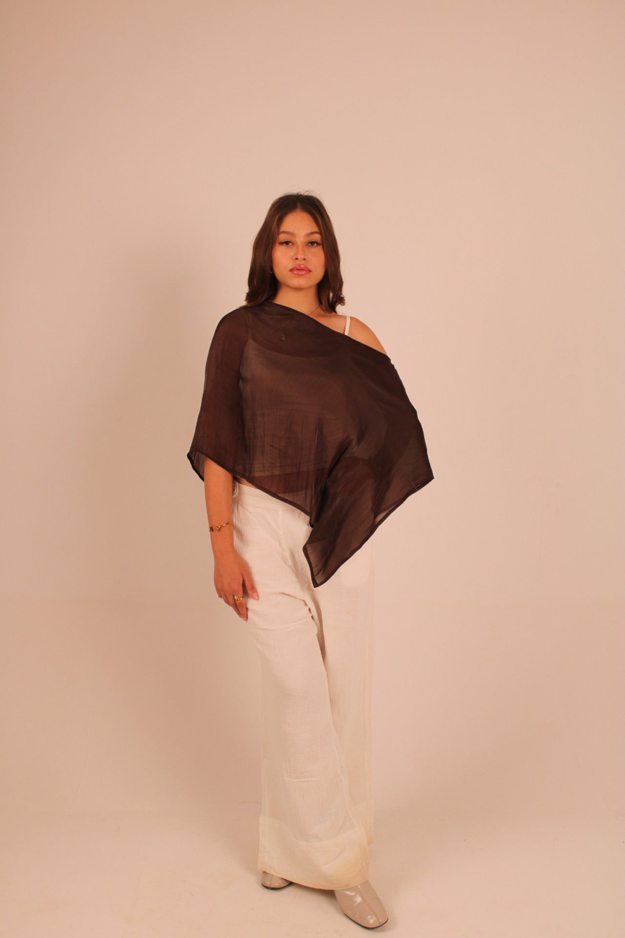 the silk cap - brown