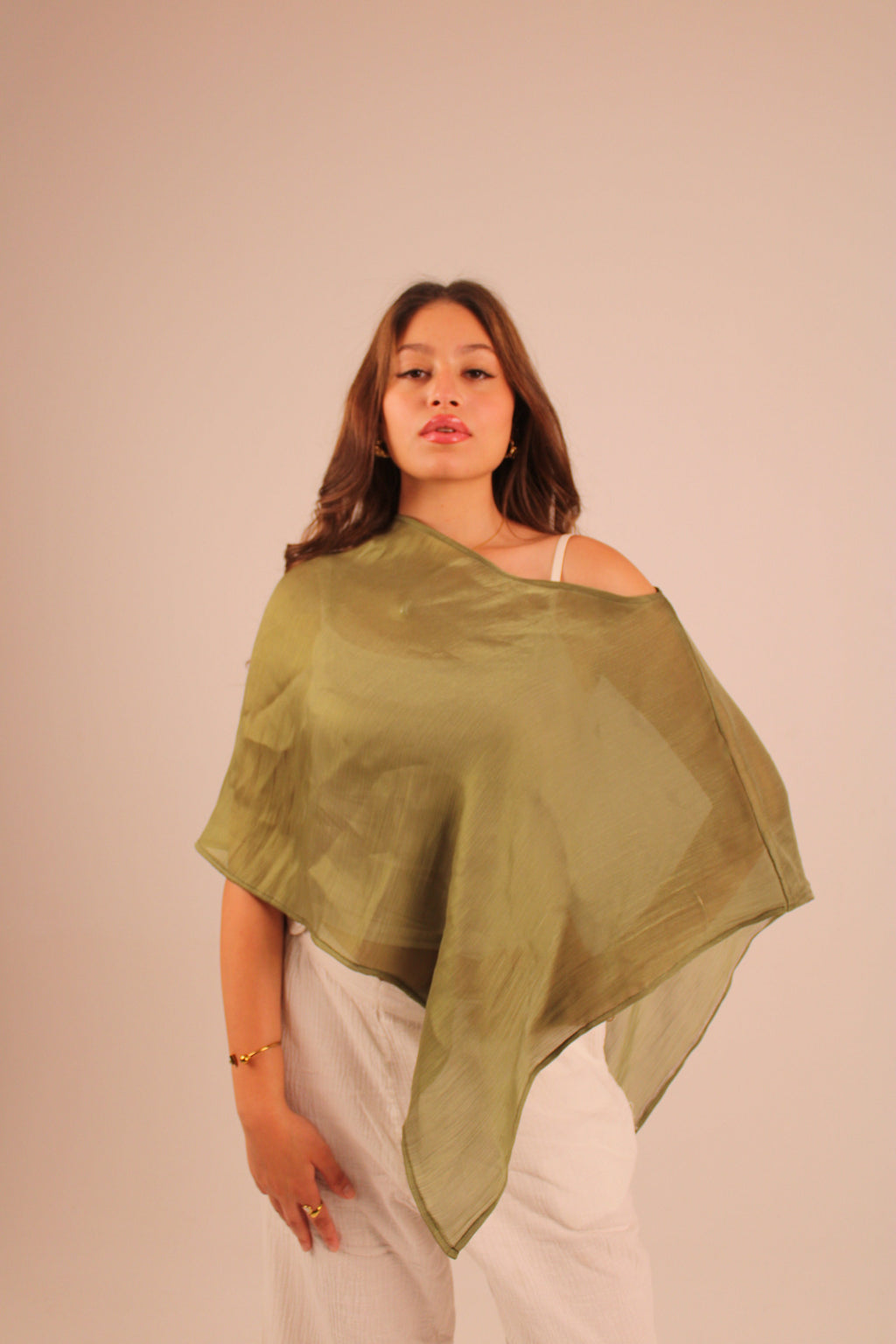 the silk cap - olive