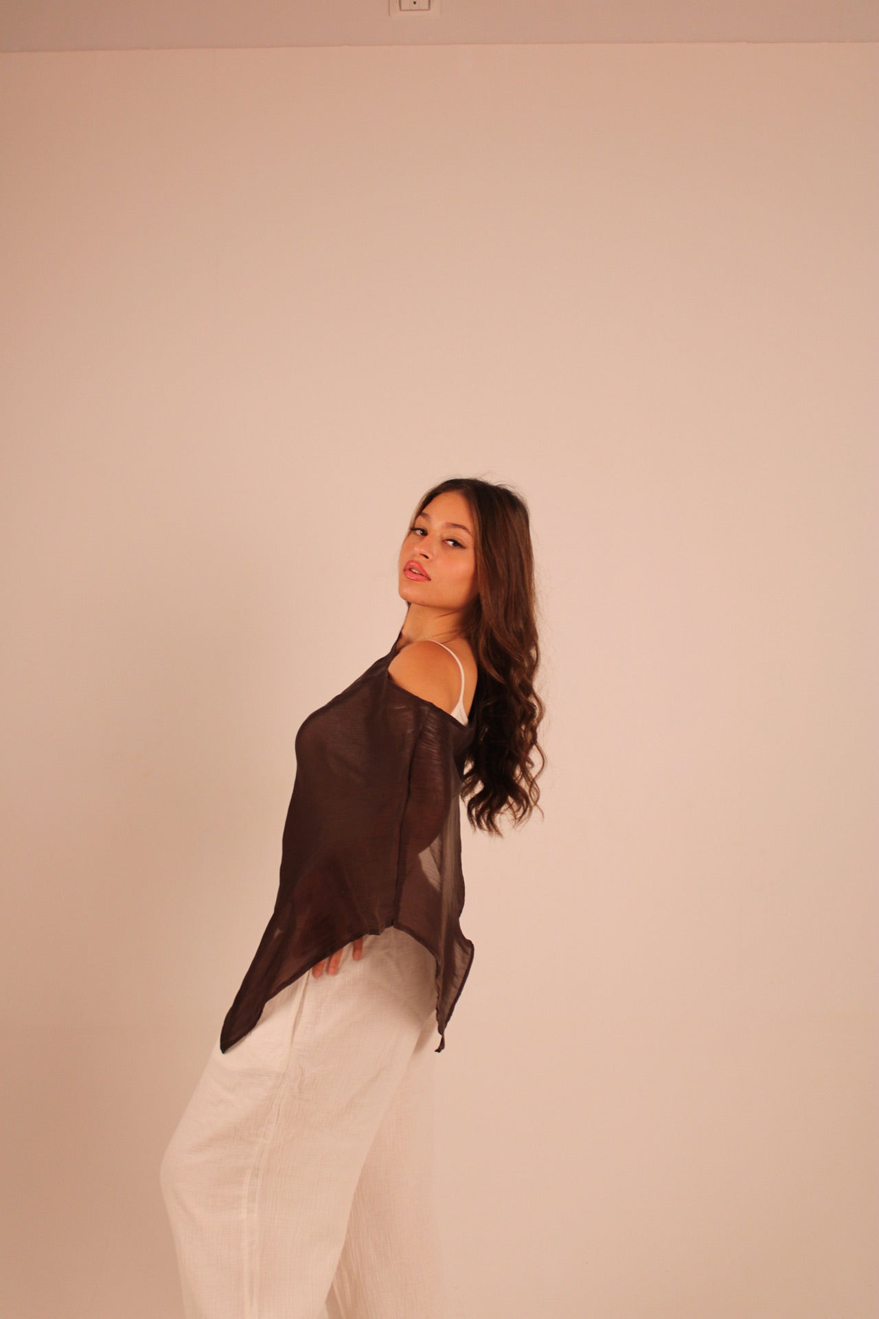 the silk cap - brown