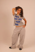 Living Rent Free Baby Tee - Grey