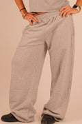 low waist sweatpants - grey